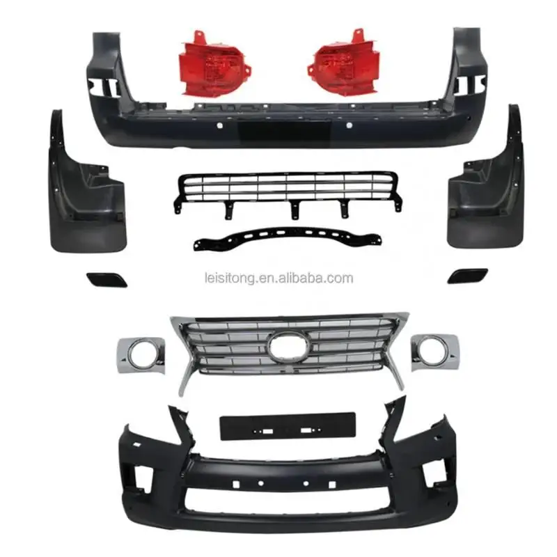 

LST Factory LX Front Body Kit for 09-15 LX570 Old Upgrade New Bumper TRD Grille Lips
