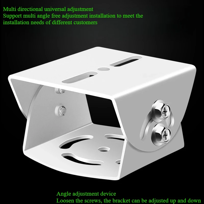 Duckbill Camera Bracket – Stainless Steel & Aluminum Alloy Universal Joint, Rustproof Pole Base for Outdoor Home Security