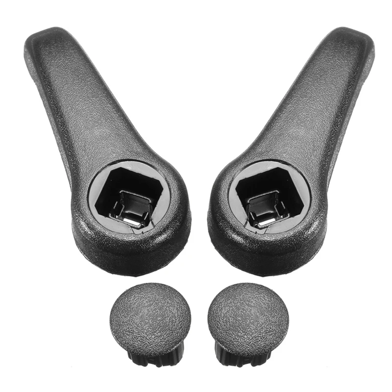 3 Sets Black Car Seat Adjust Lever Handle Interior Hand Seat Tilt Pull Set For Renault Clio MK2 Adjustment Handle Replacement