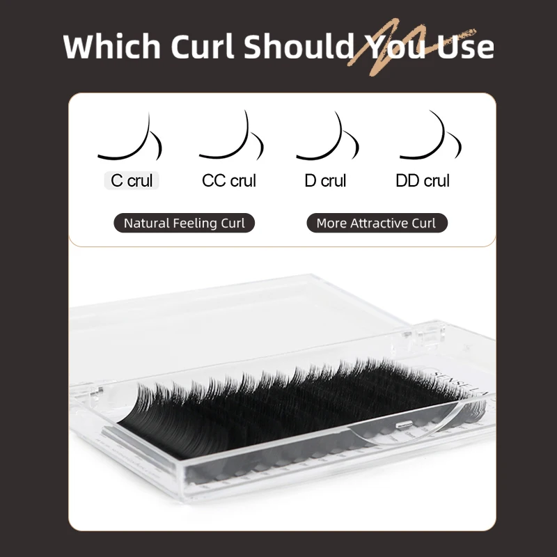 Sense Lashes 0.12 MM Premium Classic Eyelash Extension 16 Rows Korea PBT C/CC/D/DD Individual Supplies Lashes Wholesale