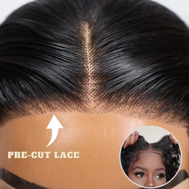 

Wear and Go Glueless Wig 6x4 HD Closure Lace Wigs For Women Human Hair Wigs Deep Wave Lace Frontal Wigs With Elastic Band YARRA