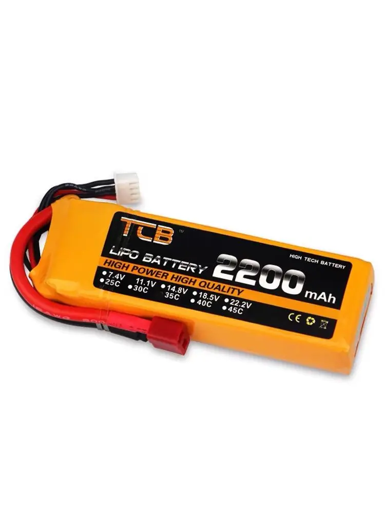 3S Lipo Battery 11.1V 2200mah RC Battery 25C 30C 60C with XT60 T EC3 Connector for FPV Drone RC Car Truck Boat Racing hobby Lipo