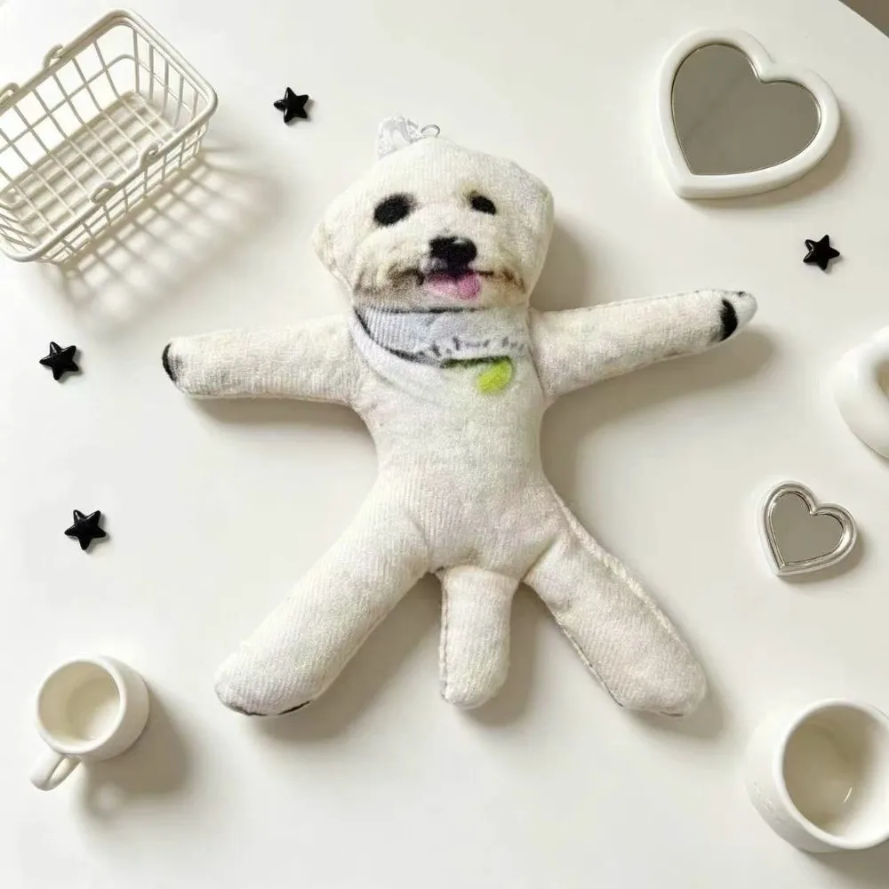 Wire Skeleton Dog Pendant Doll Animal Figure Limb Separated Abstract Twist Keychain Simulated Abstract Doll Funny Cat