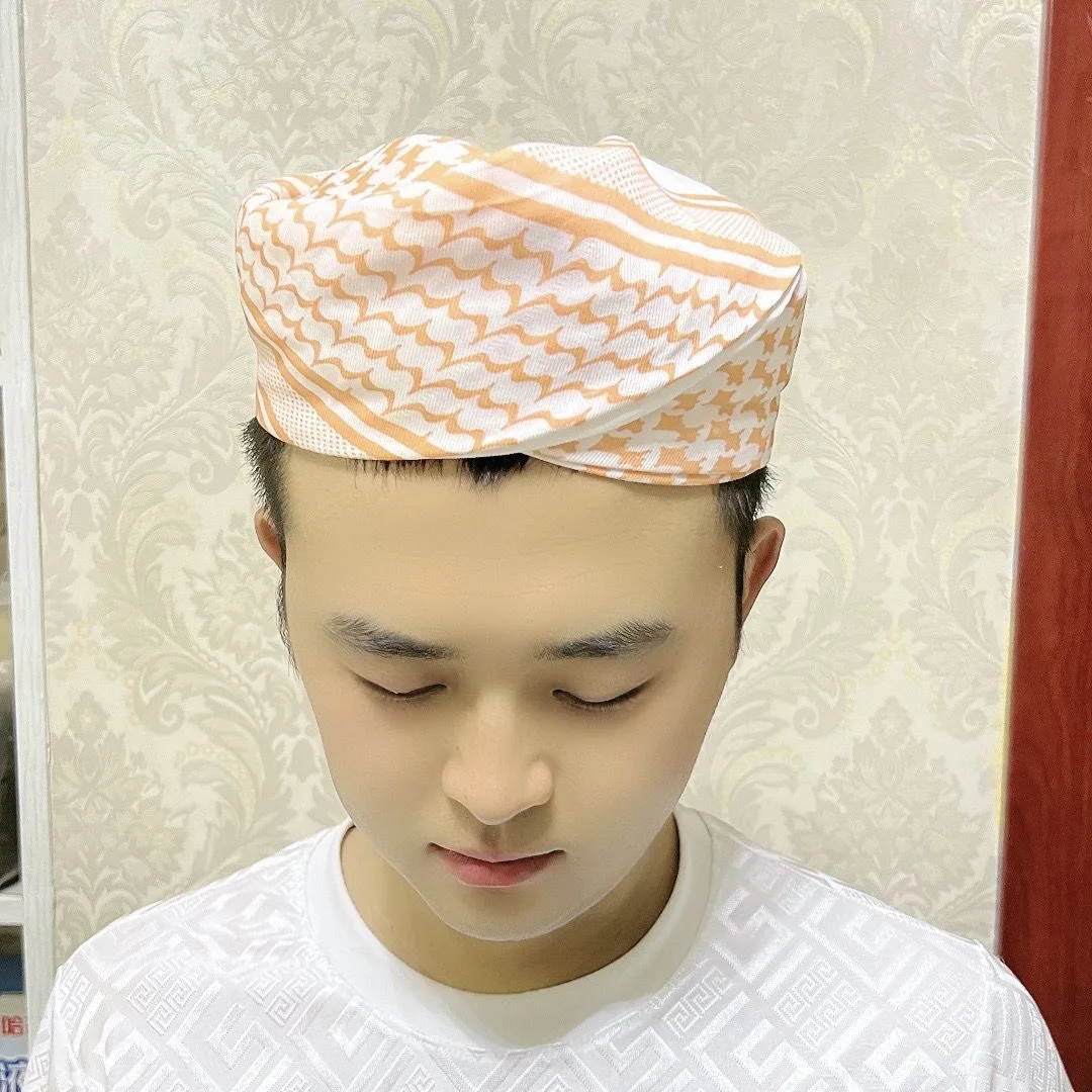 Lenço muçulmano para homens, lenço islâmico, hijab, Arábia Saudita, turbante judeu, headwraps, Paquistão ao ar livre, frete grátis