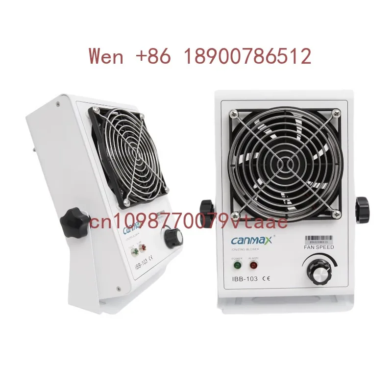 High Pressure Ion Balance ±5V Electrostatic Elimination Bench Top Esd Antistatic Ionizer Fan Ionizing Air Blower for Wholesales
