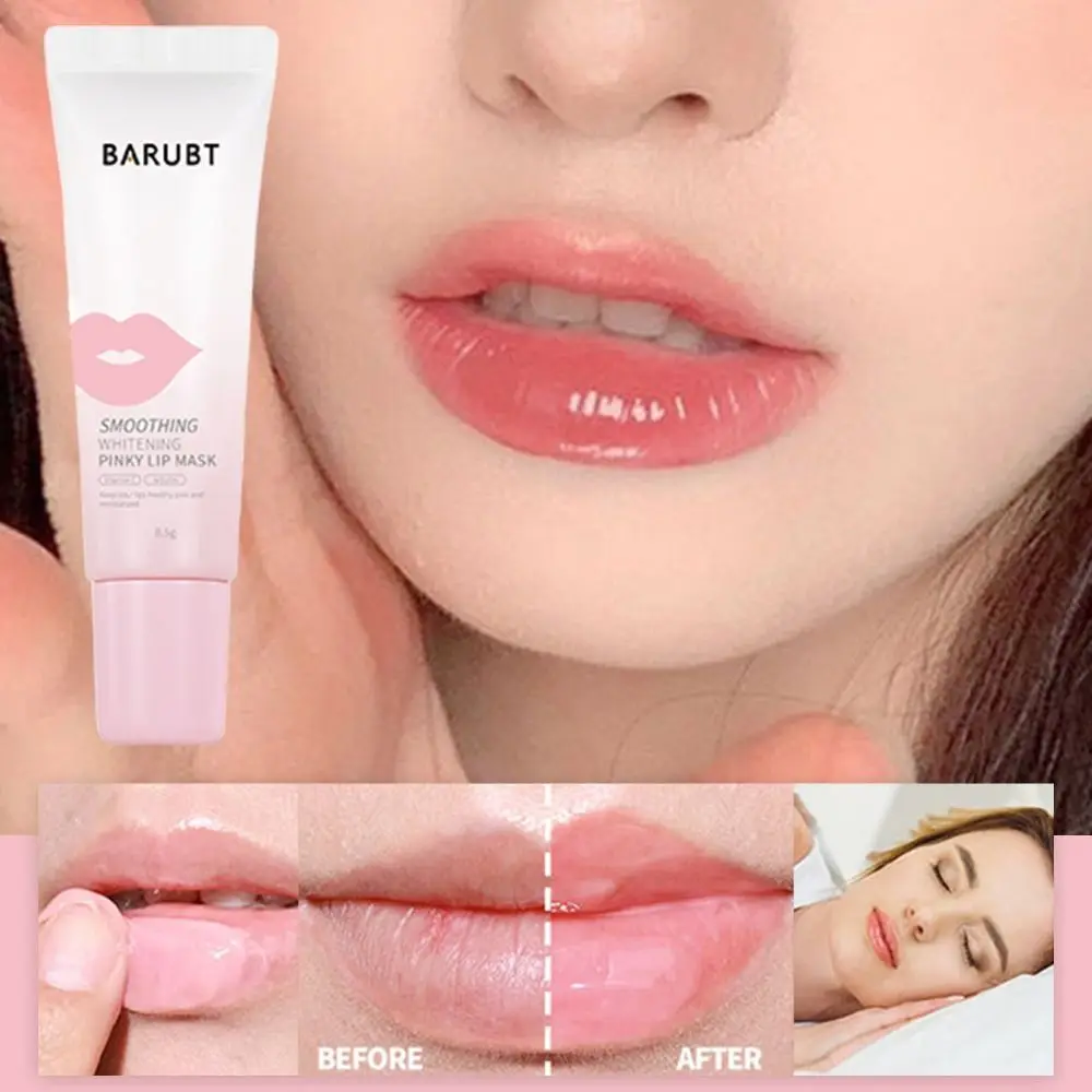 Beauty Dead Skin Removal Pink Lipstick Lighten Lip Lines Melanin Bleaching Lip Nourishing Serum Whitening Lip Balm