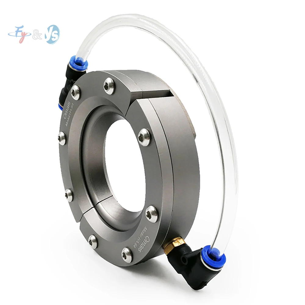 Stainless Steel Circular Ring Air Knife Ring Blade Air Wipe System–360° Blow Off for Automotive Dust Removal,Cooling&Drying