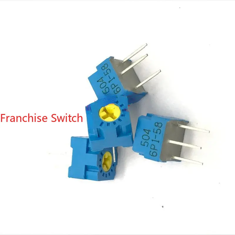 10PCS Potentiometer GF063P1 B504 500K Trim  3362