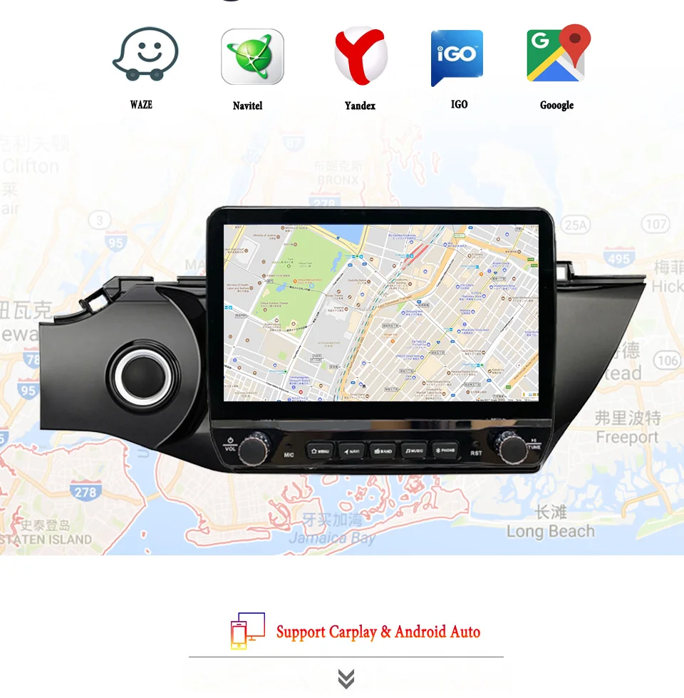 10’’ Car Autoradio AM FM Video Stereo Tape DVD Cassette For Kia RIO 2016 - 2021 GPS Navi Car intelligent systems Carplay RDS