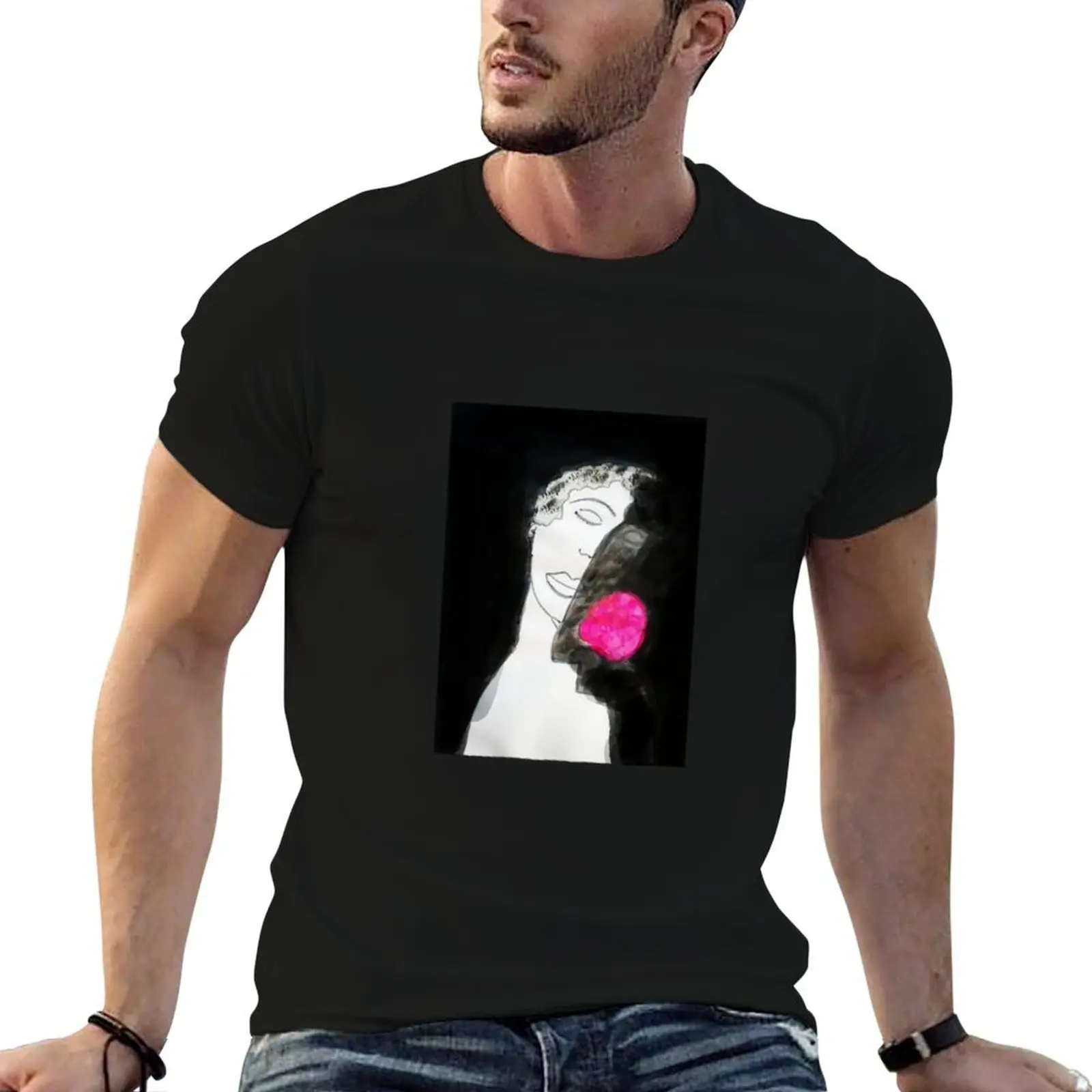 woman,in,black,and,white T-Shirt men t shirt cotton 100% cotton tshirt 100% man t shirt summer T-shirt