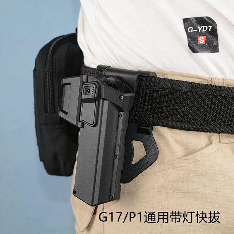 Set di cinture tattiche IPSC fondina multiuso per pistola Organizer per G17 P1