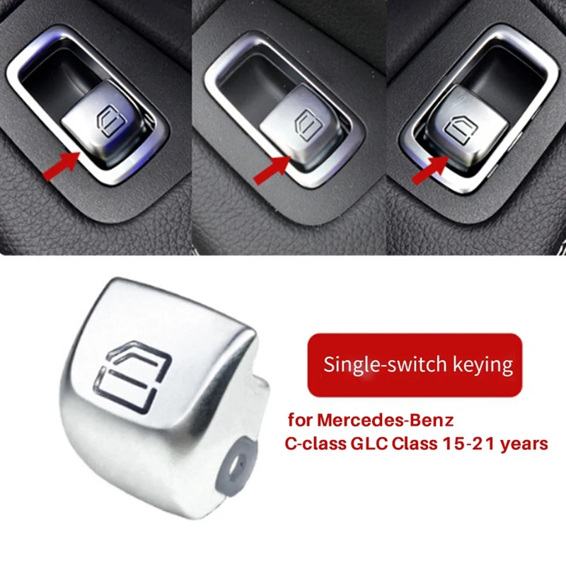 Car Passenger Side Door Window Switch Repair Button Cover 2059056811 For Mercedes-Benz C-CLASS W205 GLC W253 2015-2021 Parts