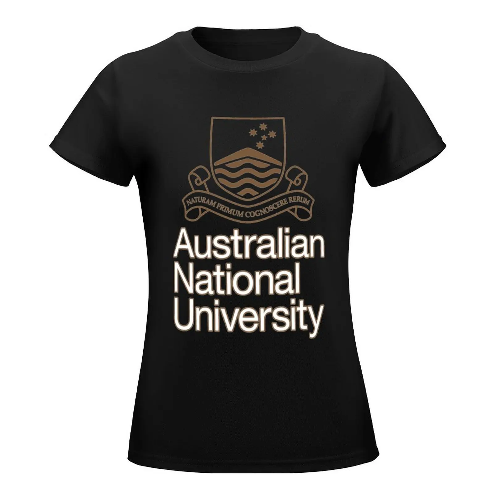 Australian National University T-Shirt hippie clothes plus size tops funny Woman clothing