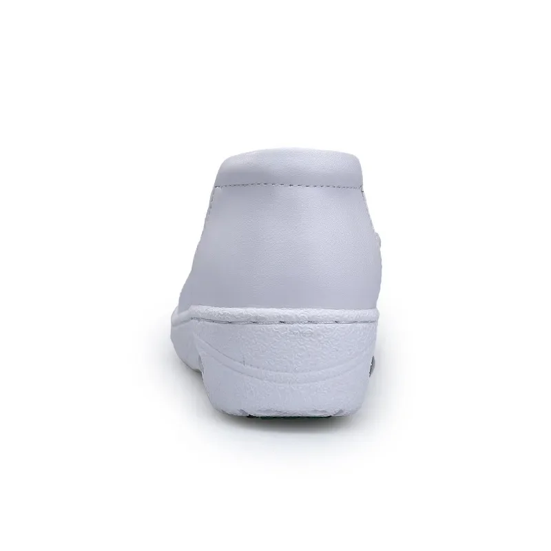 SNURULAN Four Seasons Woman white Nurse shoes women Platform soft Comfortable Air cushion casual genuine leatherE246
