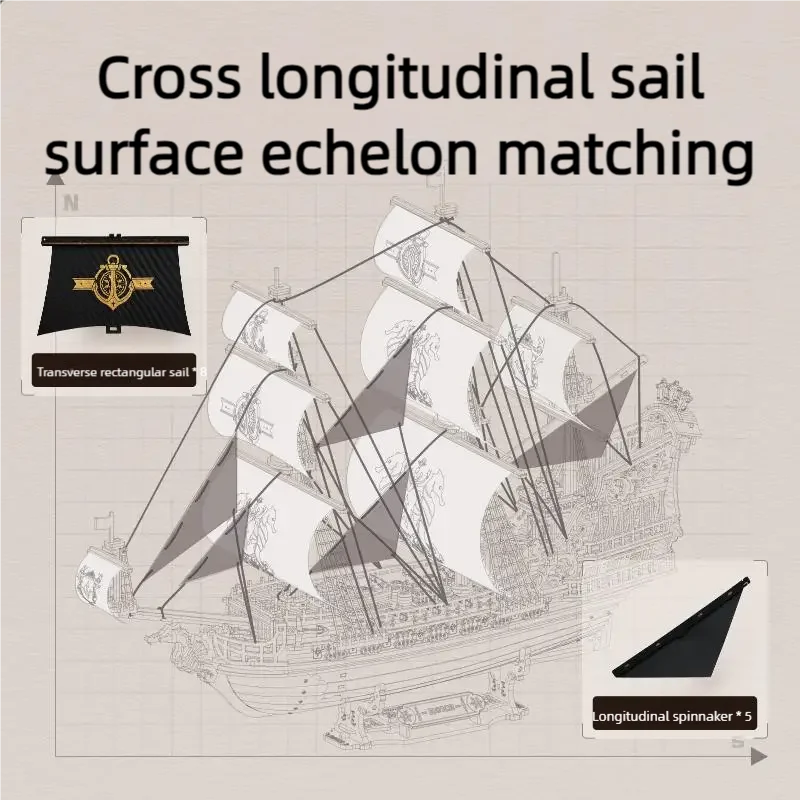 Puzzle 3D in legno Seahouse Barque Pirate Decorazioni per la casa fai da te per la scrivania Regalo per adolescenti Kit artigianale rompicapo per adulti