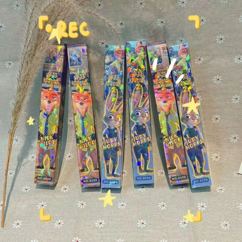 Disney Zootopia Judy Nick Gel Pen Press Blind Box Cartoon Quick Drying Good Looks Cute Black Student Lovely New Style Niche