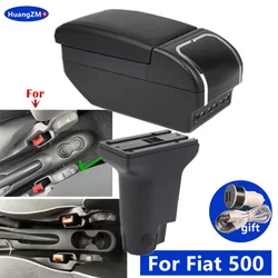 For Fiat 500 armrest box For Fiat CRONOS Car Armrest box Dedicated Retrofit heighten Interior Center Storage box Car Accessories