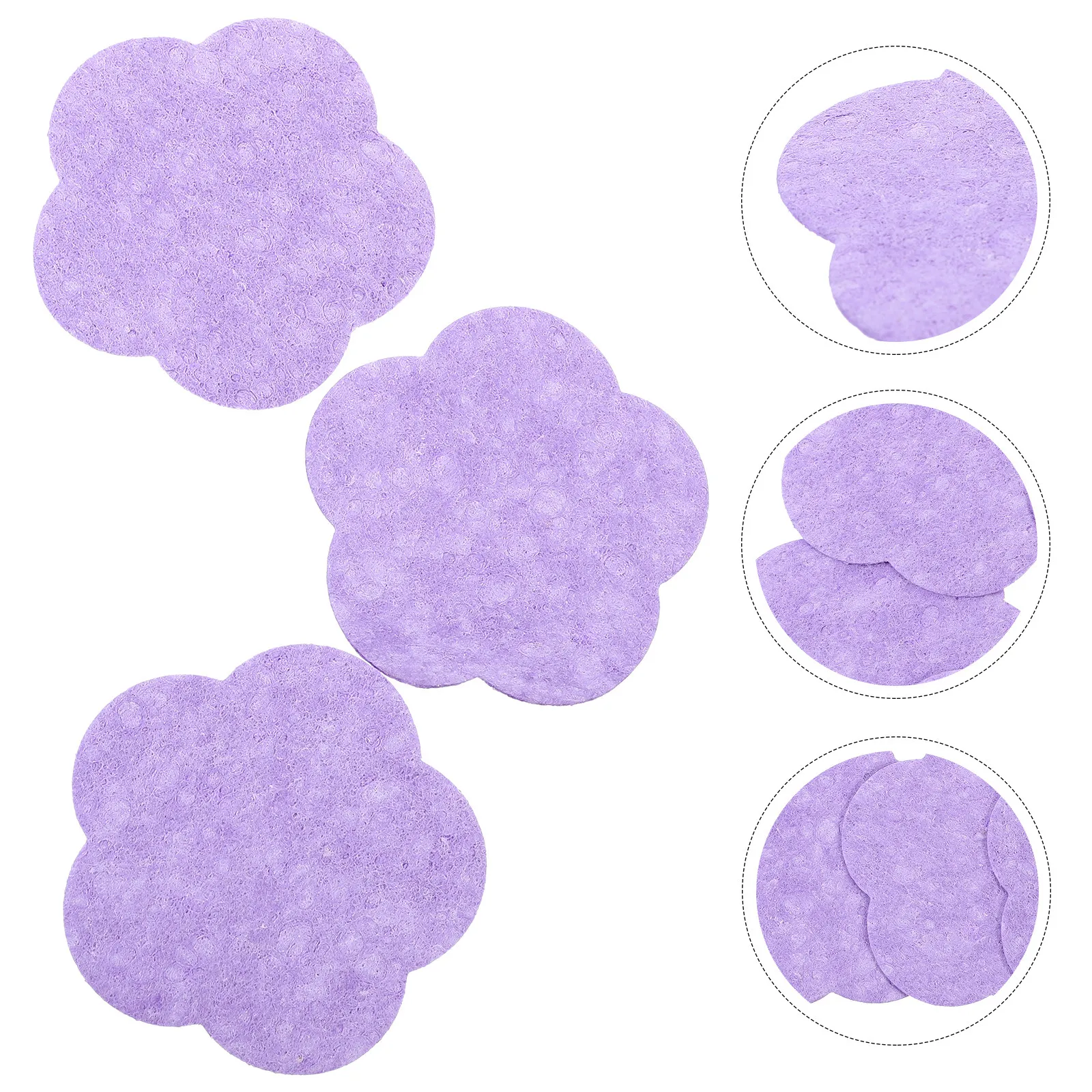 

50 шт. спрессованных спонжей для лица: для очищения, отшелушивания, нежного умывания, нанесения макияжа, портативные для путешествий