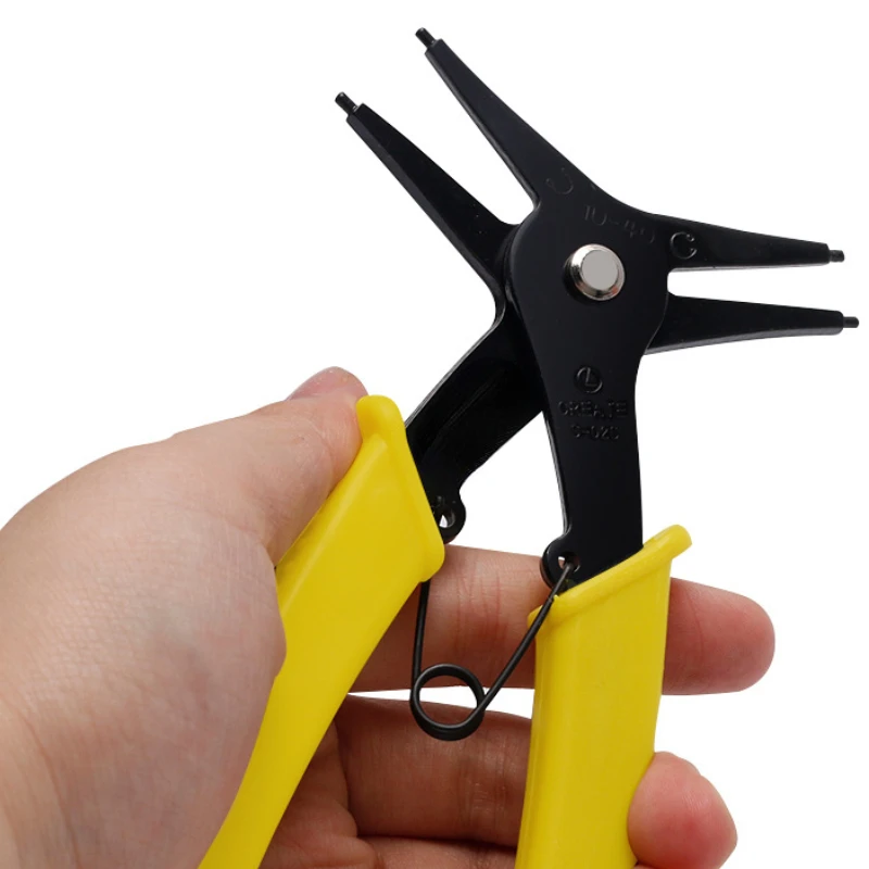 Circlip Pliers Dual purpose Internal and External Retaining Ring Pliers Inner Card Outer Retaining Ring Pliers Car Repair Tool