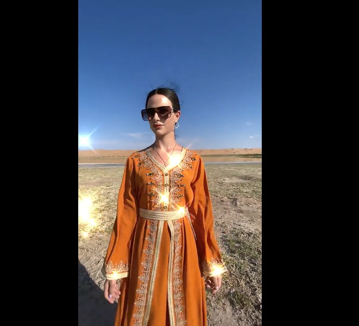 

Ramadan Eid Mubarak Diamonds Abaya for Women Kaftan Dubai Turkey Islam Muslim Dress Party Robe Moroccan Caftan Femme Musulmane