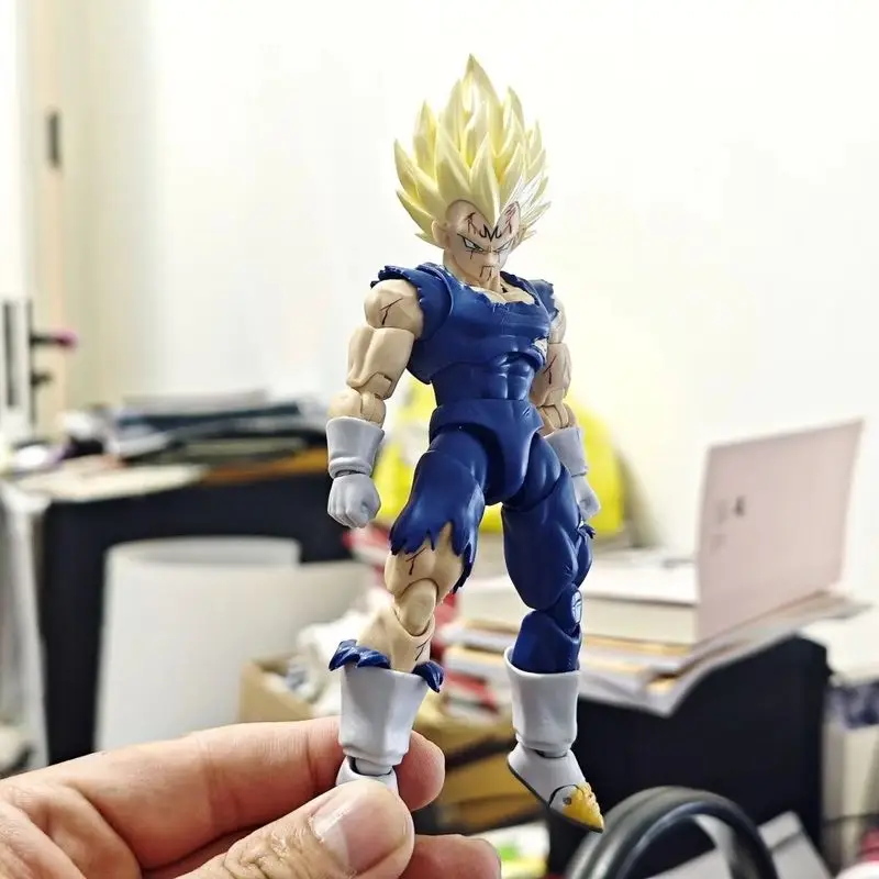Jouets à trous noirs TK Dragon Ball Super Saiyan SSJ Majin végéta, figurine d'action Anime, dommages causés par la bataille, modèle de collection pleine puissance