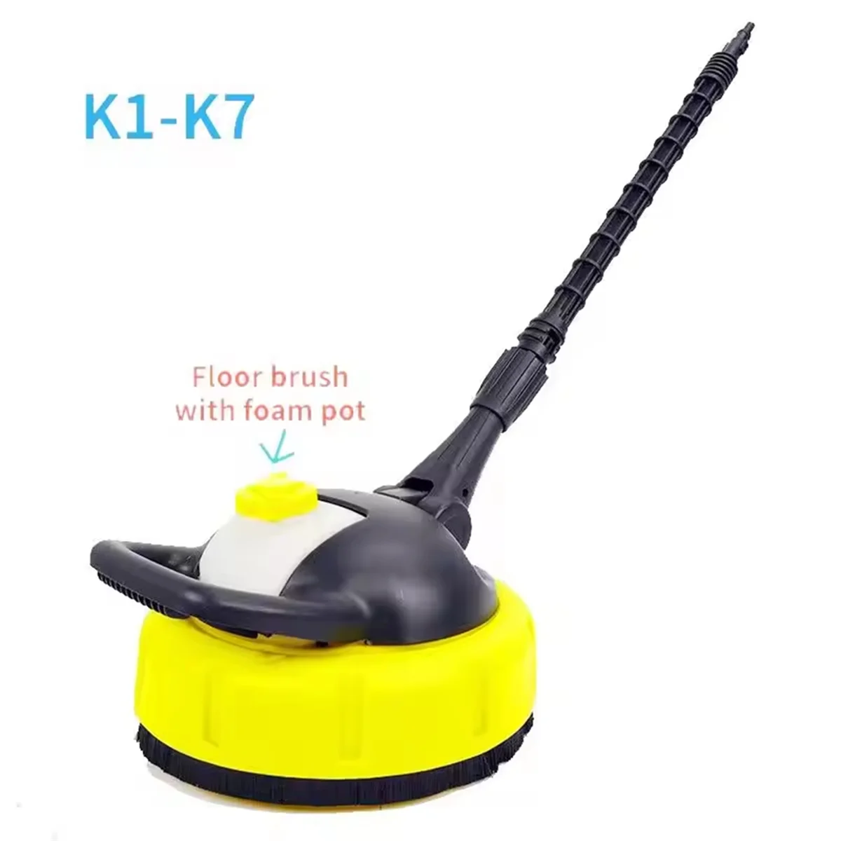 A002 فرشاة تنظيف غسالة الضغط ل K1 K2 K3 K4 K5 K6 K7 جهاز تنظيف يعمل بالضغط العالي فرشاة تنظيف الفناء للفناء
