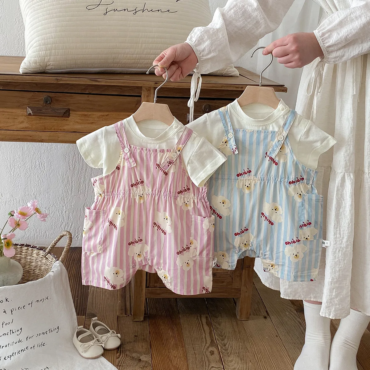 

Летняя одежда для мальчиков, костюм, новинка 2025 года, детские штаны из двух предметов с короткими рукавами, детские штаны с рукавами, летняя одежда