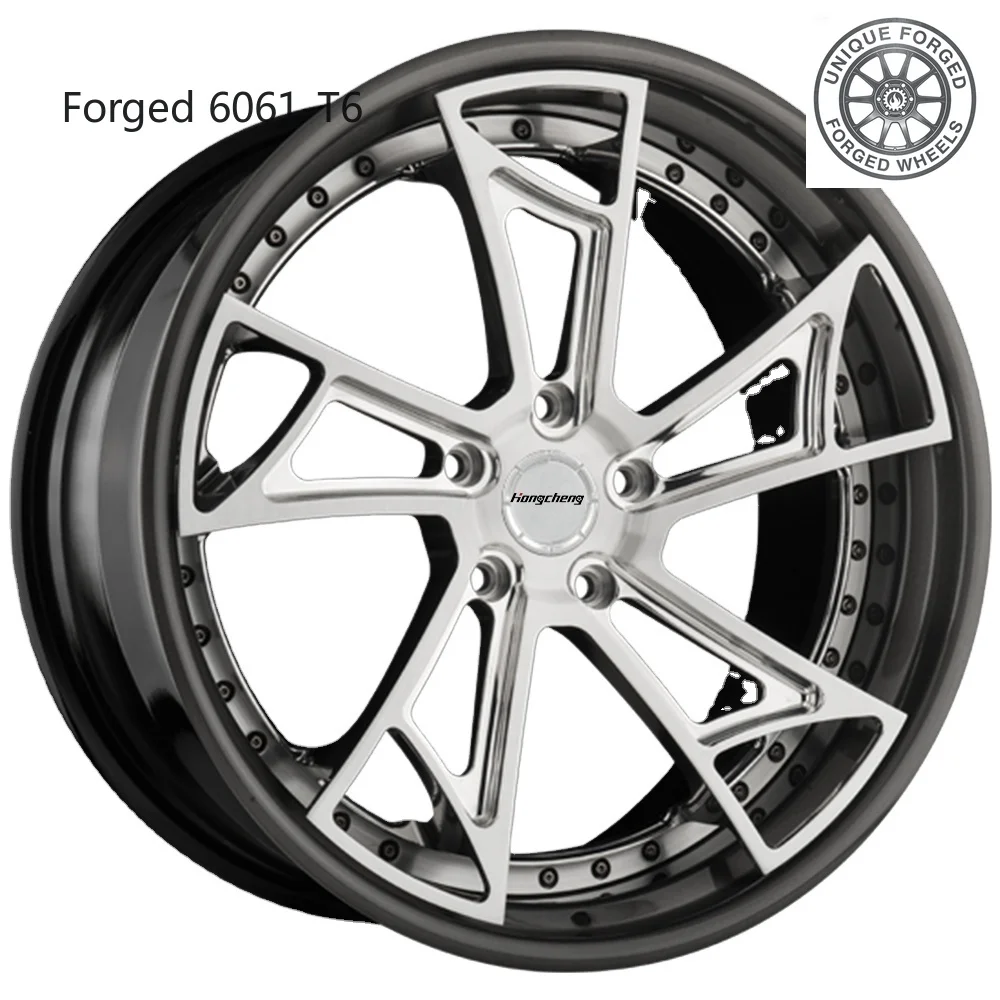 

New model of 26Two-Piece 18 19 20 21 22 24-Inch Alloy Vehicle 5x112 5x114.3 5x120 Forged Wheels for
