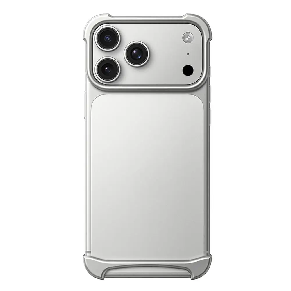 Arc Case Luxe aluminium telefoonhoes voor iPhone 17 pro Max / voor iPhone 17 pro Aluminium randloos 4-hoek Anti-val beschermend