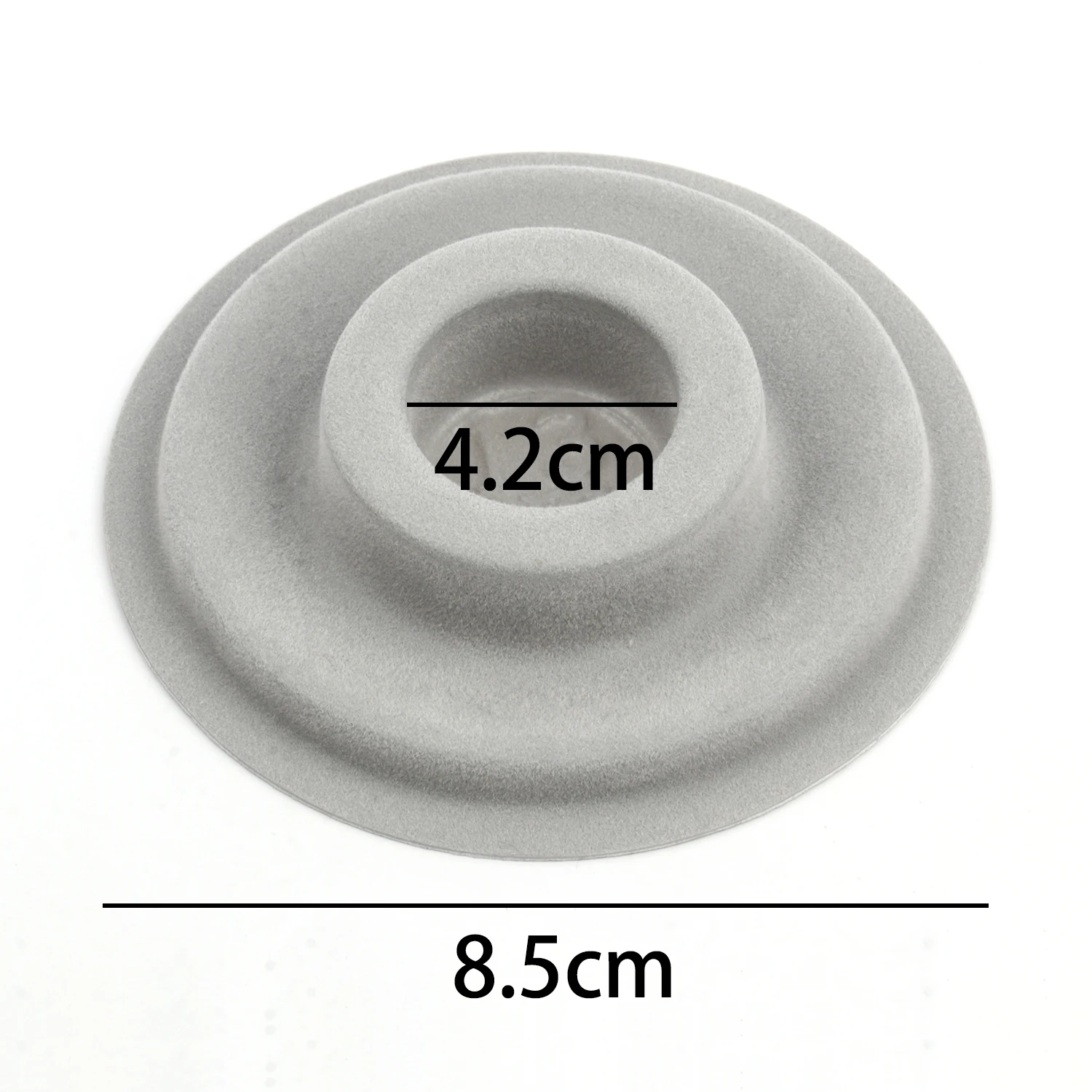 13-20cm Gray Flocked Bead Board Design Tray Measuring Tool Disc for Jewelry Making DIY Beading Organizer Accessories