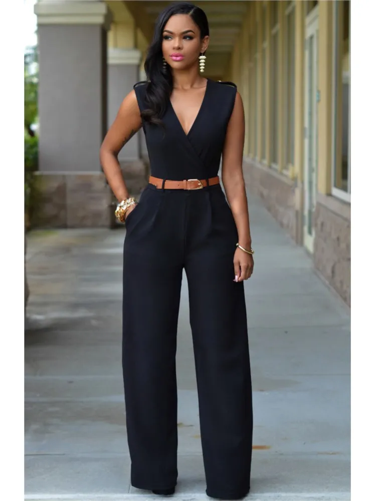 Sexy Slim Jumpsuits Women Sleeveless Backless Halter Neck Bodycon Fashion Elegant Party Chic Jumpsuit Ladies Commuting Playsuits
