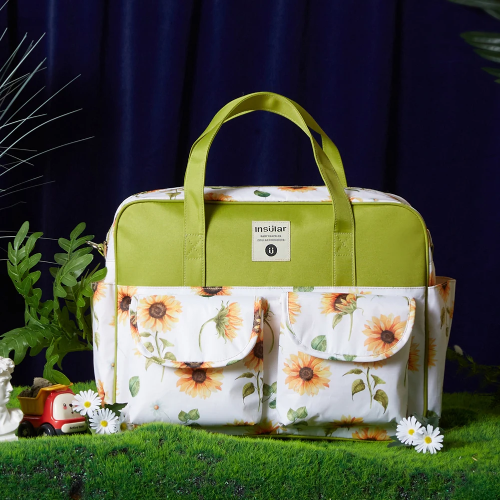 

Maternity Baby Stroller Bags Versatile Print Mommy Bag Waterproof Large Capacity Fashion Outdoor Travel Bag