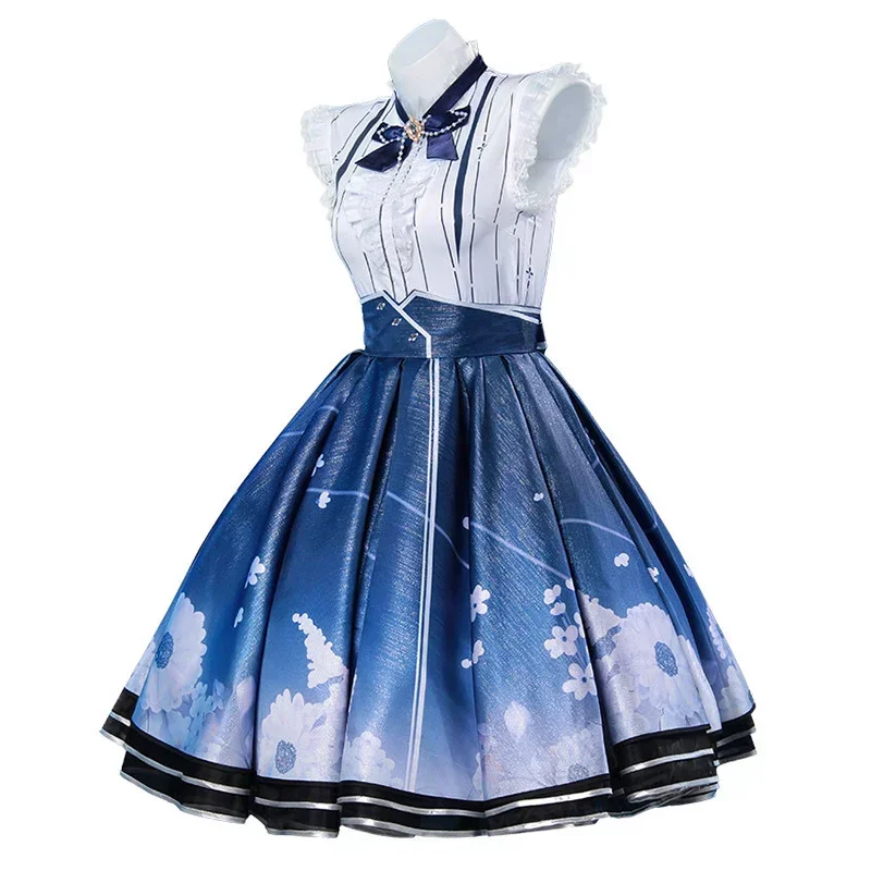 لعبة جديدة إنفينيتي نيكي أزياء تنكرية للنساء البالغات فستان موحد مجموعة كاملة من الملحقات تناسب ملابس الهالوين غير الرسمية