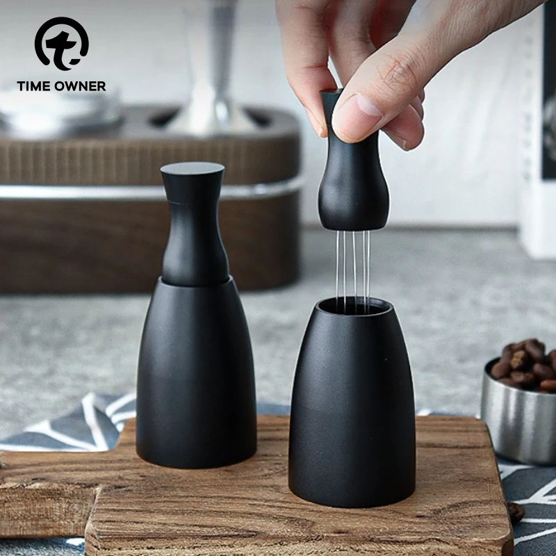 Coffee Tamper Stainless Steel Needles Espresso Powder Stirrer Distributor Leveler Tools Cafe Stirring barista accessories