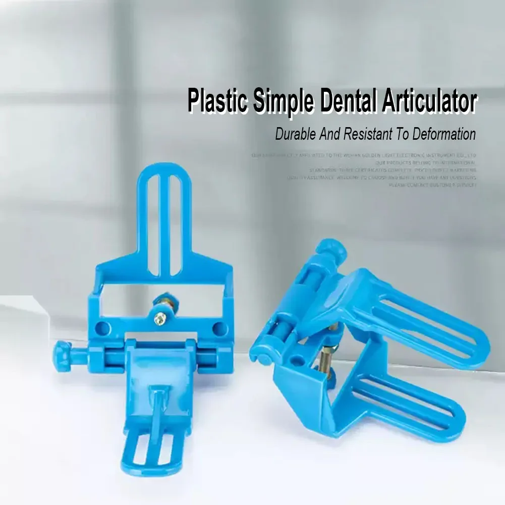 

5/10Pcs Simple Plastic Occlusal Articulator Dental Lab Adjustable Combined Occlusal Jaw Frame Plaster Denture Material Tools