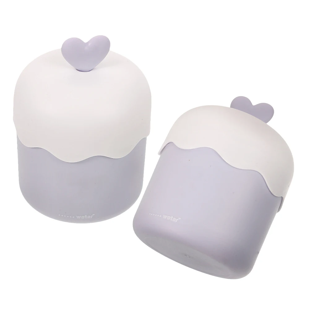 

2Pcs Macaron Color Portable Face Wash Foam Maker Facial Cream Foaming Cup Press Bottle for Travel Skincare Foaming Tool