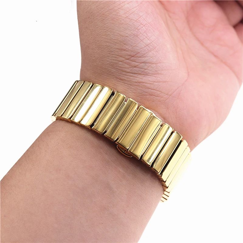 22mm silver rose gold ceramic watch band strap bracelet belt for Samsung Galaxy S3 S4 46mm watch Huawei watch GT2 Suunto Garmin