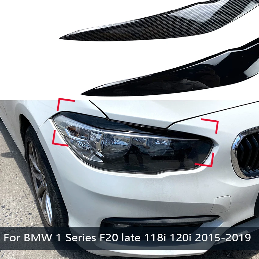 

Applicable to BMW 1 Series F20 late 118i 120i 2015-2019 headlight light eyebrow car sticker exterior modification accessories