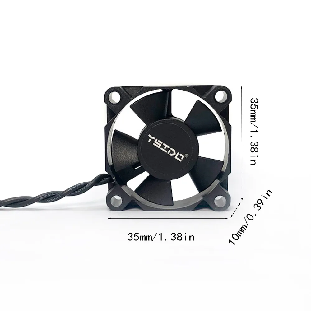 YSIDO 16000RPM Hight Speed 4010 3510 3010 Cooling Fan Heat Dissipation for Hobbywing Traxxas ARRMA 4268 4274 1/10 1/8 1/7 RC Car
