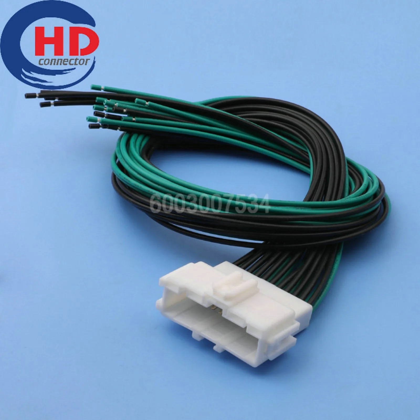 22 Pin Connector 1.5mm Series Male Connector Cable Plug Motorcycle Electrical Harnesses Wiring Harness