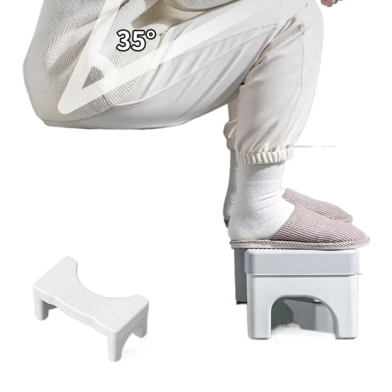 

Toilet Stool Household Thickened Toilet Squatting Tool Adult Children's Cushion Footstool Sitting Stool Pregnant Foot PedalStool