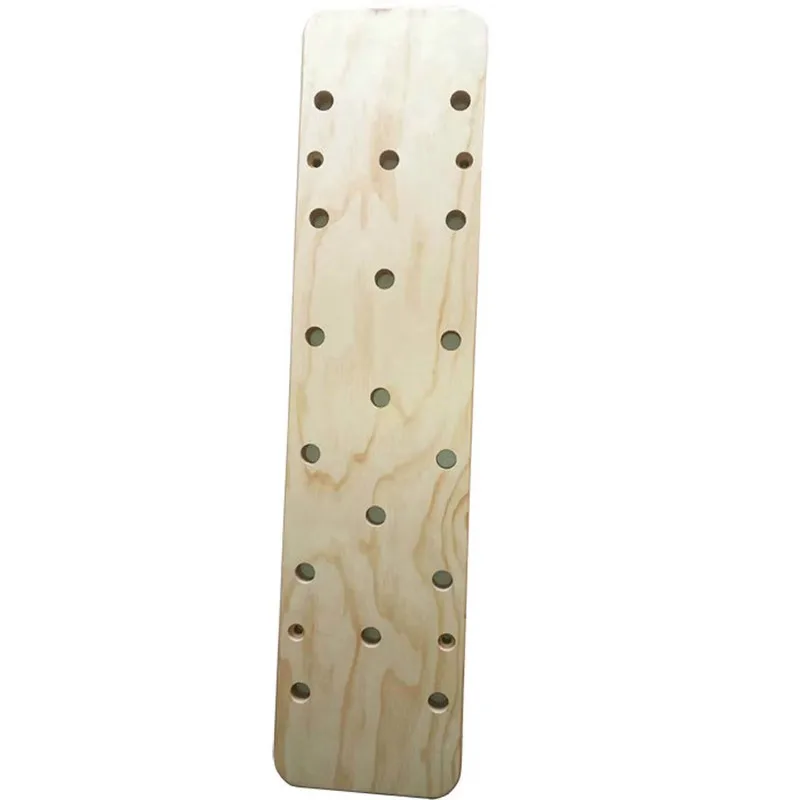 Fitness equipment Indoor climbing board Hole board Wooden finger strength Multi-layer climbing board Pull-up