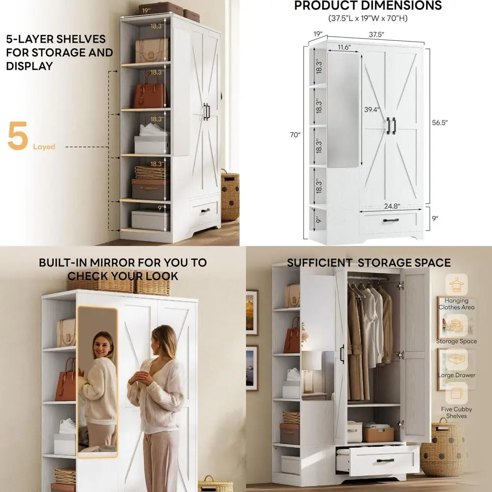 70 White Wooden Arm…