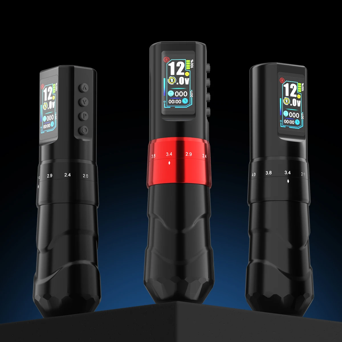 

Tuffking Adjustable Travel Wireless Tattoo Machine Hollow Cup Motor Tattoo Battery Pen Embroidery Machine Tattoo Equipment