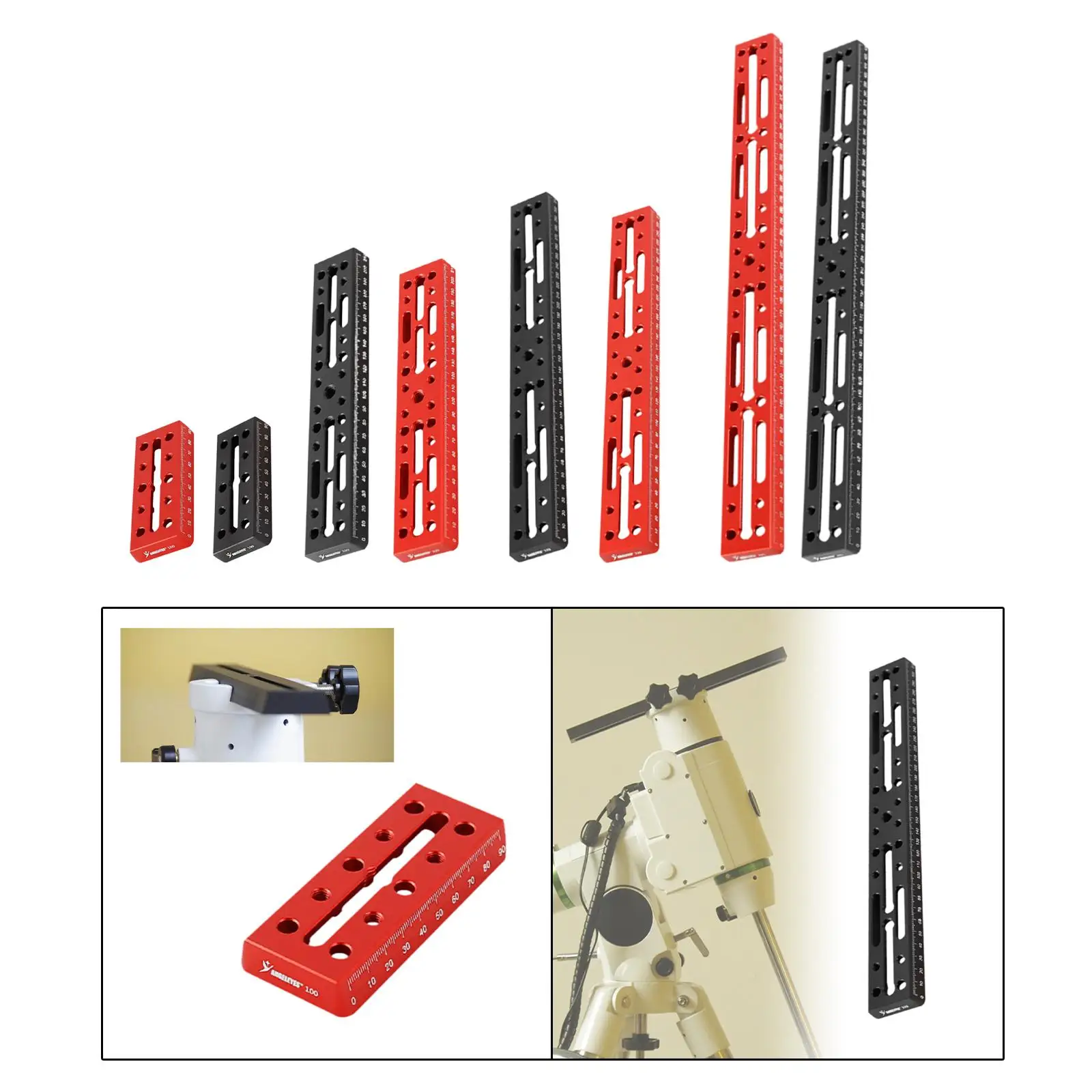 

Telescope Dovetail Mounting Plate Professional Replacement Astronomical Telescope Accessories Astrophotography Aluminum Alloy