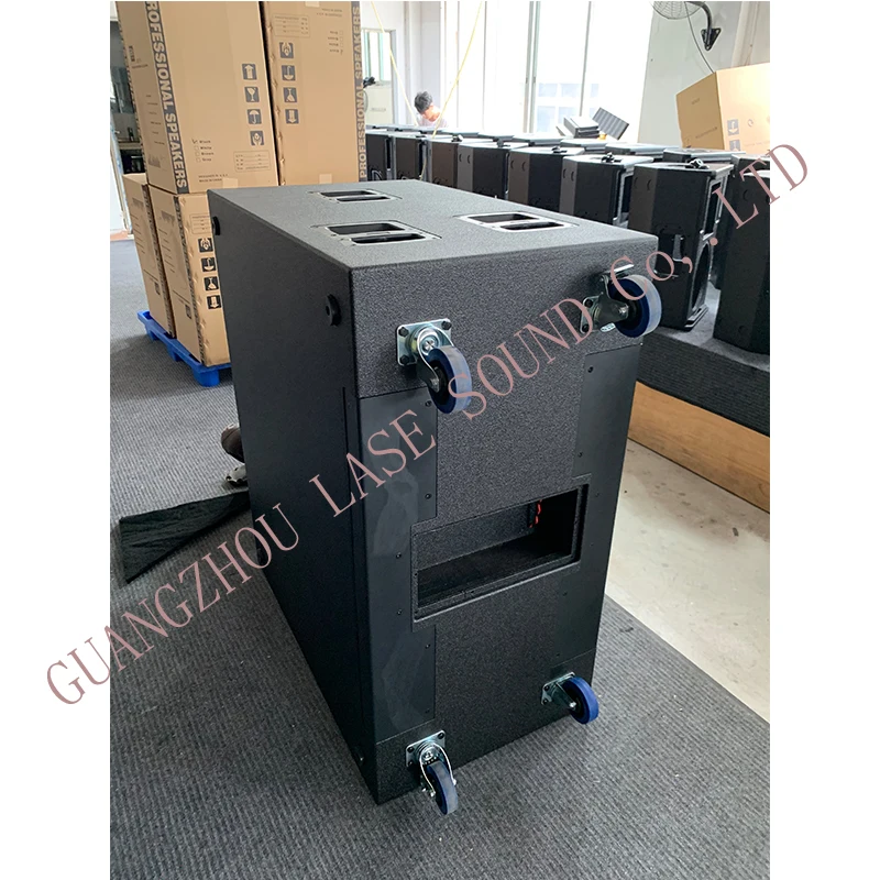 Podwójny 21-calowy pasywny subwoofer Neo Driver o mocy 3000W, wysokiej jakości system basowy PA do koncertów na świeżym powietrzu i na scenie.