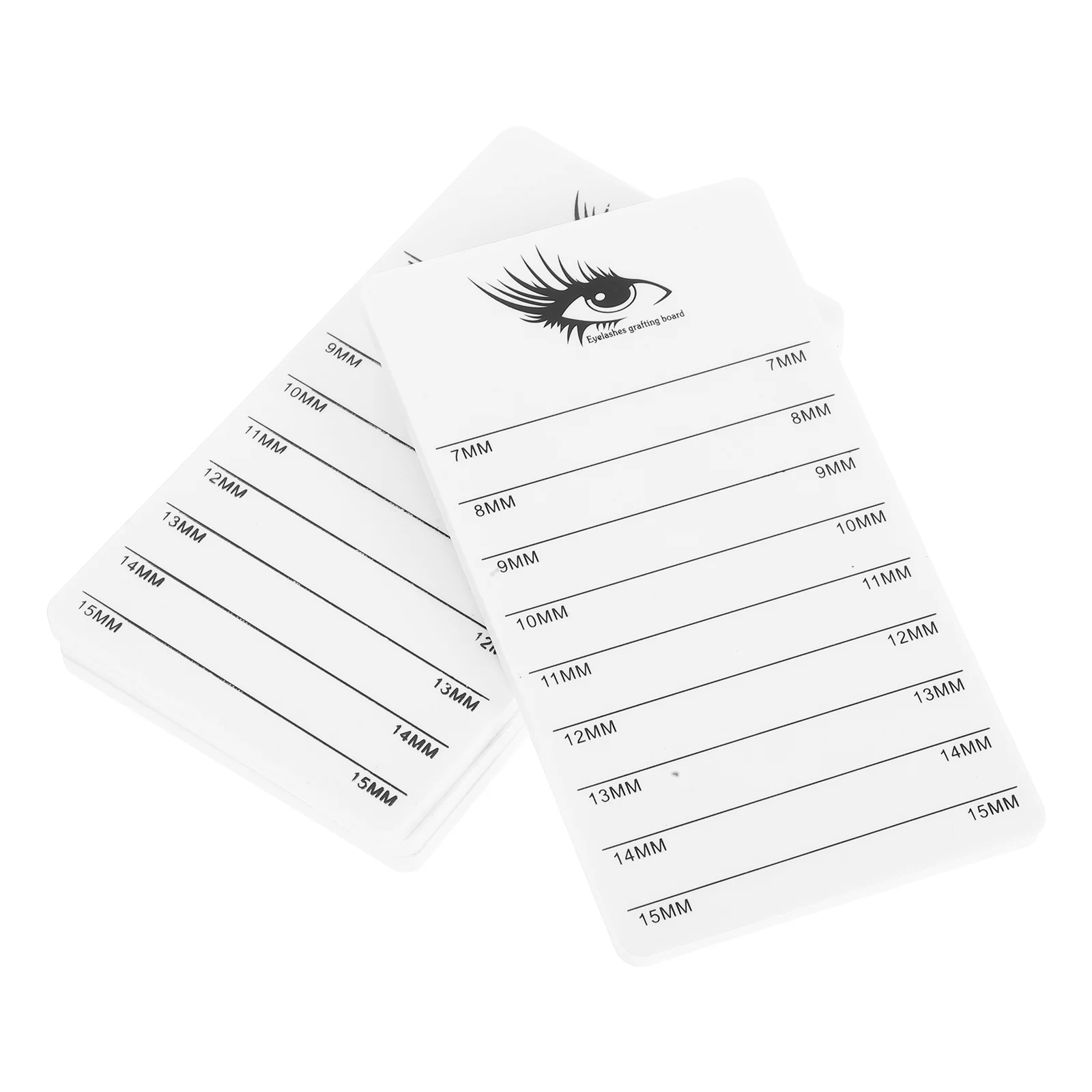 

4pcs Acrylic Eyelash Display Board Camellia Design Lash Extension Holder For Salons Home Use False Lash Storage Tool Eyelash