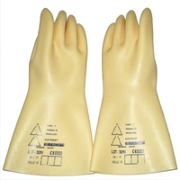 Natural Rubber  Class 3 Electrical Insulating Safety Gloves