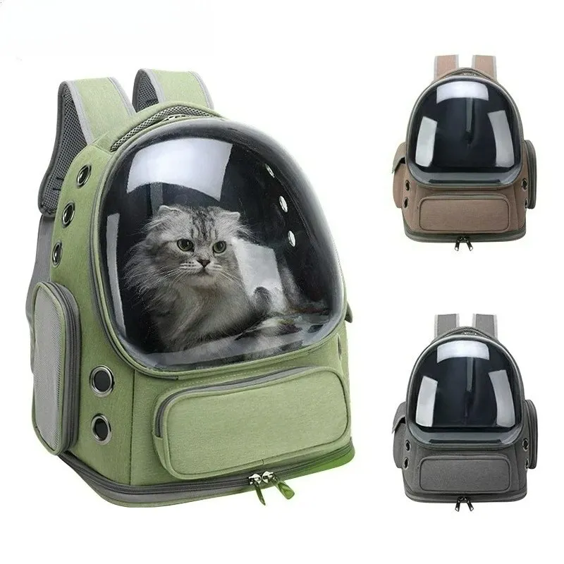 

Customizable Transparent Pet Cat Carrier Bag Outdoor Travel Backpack for Cats Small Dogs Breathable Cat Carrying Bag Pet Supplie