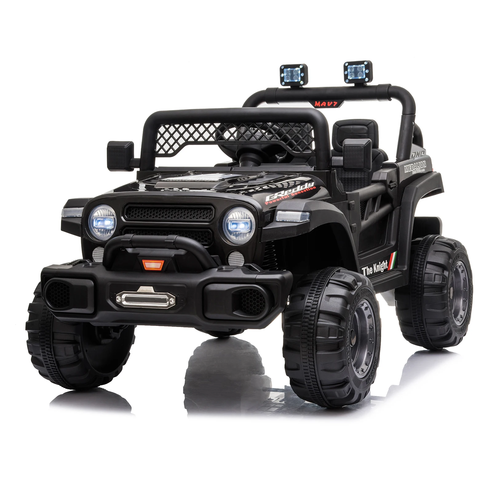 BBH-016 Dual Drive 12V 4.5A.h with 2.4G Remote Control off-road Vehicle Black